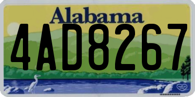AL license plate 4AD8267