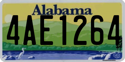 AL license plate 4AE1264