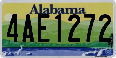 AL license plate 4AE1272