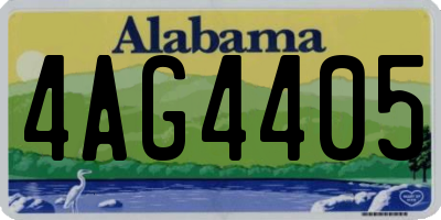 AL license plate 4AG4405