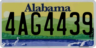 AL license plate 4AG4439