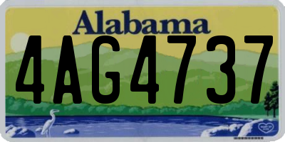 AL license plate 4AG4737