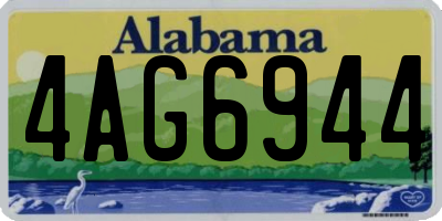 AL license plate 4AG6944