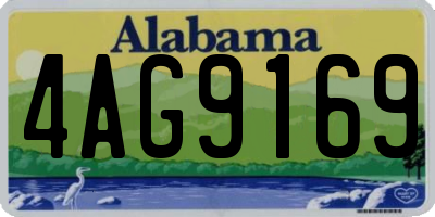AL license plate 4AG9169