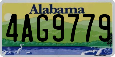 AL license plate 4AG9779