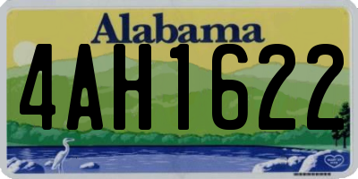 AL license plate 4AH1622