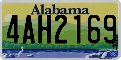 AL license plate 4AH2169