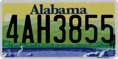 AL license plate 4AH3855