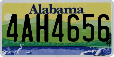 AL license plate 4AH4656
