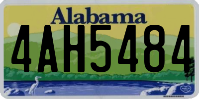 AL license plate 4AH5484