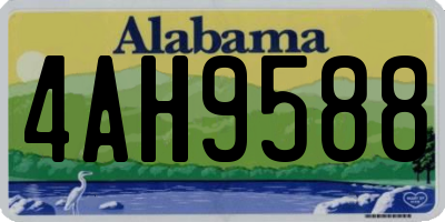 AL license plate 4AH9588