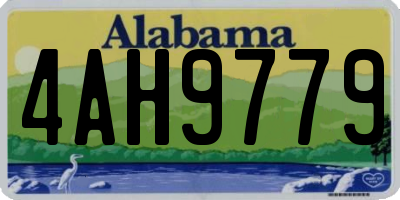 AL license plate 4AH9779
