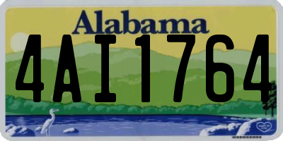 AL license plate 4AI1764
