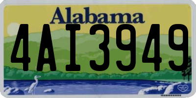 AL license plate 4AI3949