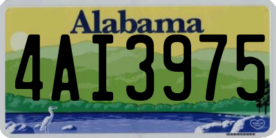 AL license plate 4AI3975