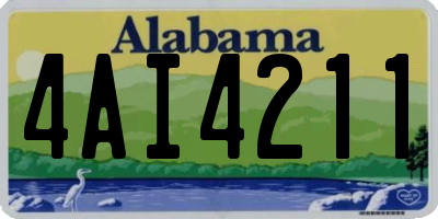 AL license plate 4AI4211