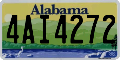 AL license plate 4AI4272