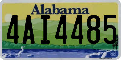 AL license plate 4AI4485