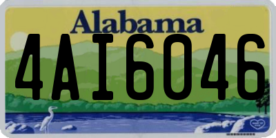 AL license plate 4AI6046