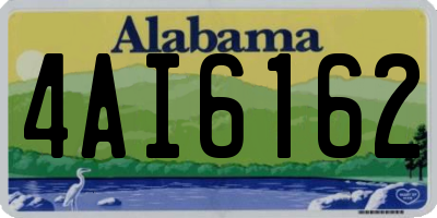 AL license plate 4AI6162