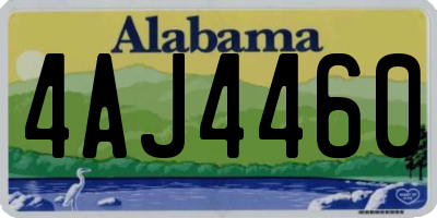 AL license plate 4AJ4460