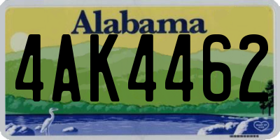 AL license plate 4AK4462