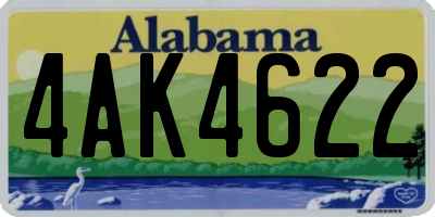 AL license plate 4AK4622