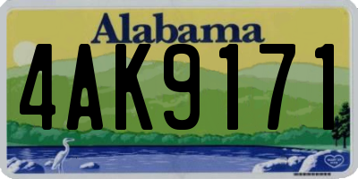 AL license plate 4AK9171