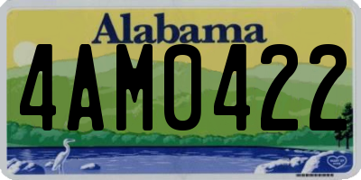 AL license plate 4AM0422