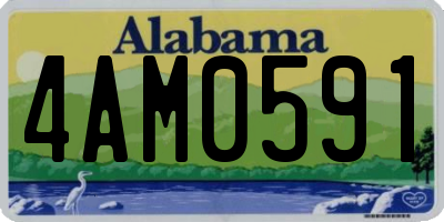 AL license plate 4AM0591
