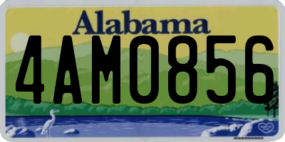 AL license plate 4AM0856