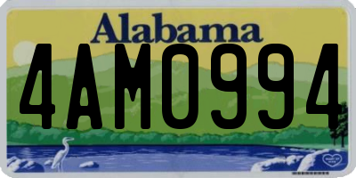 AL license plate 4AM0994