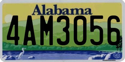 AL license plate 4AM3056
