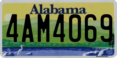 AL license plate 4AM4069