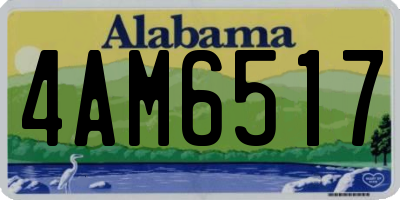 AL license plate 4AM6517