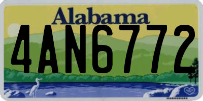 AL license plate 4AN6772