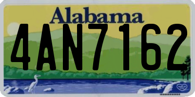 AL license plate 4AN7162