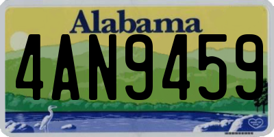 AL license plate 4AN9459
