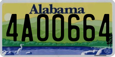 AL license plate 4AO0664