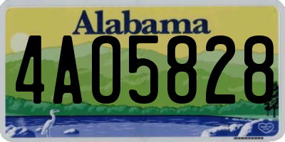 AL license plate 4AO5828