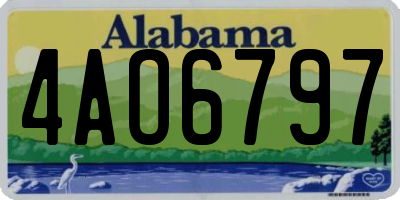 AL license plate 4AO6797