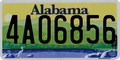 AL license plate 4AO6856