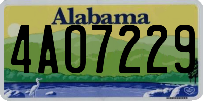 AL license plate 4AO7229