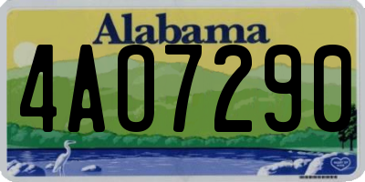 AL license plate 4AO7290