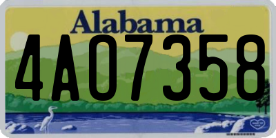 AL license plate 4AO7358