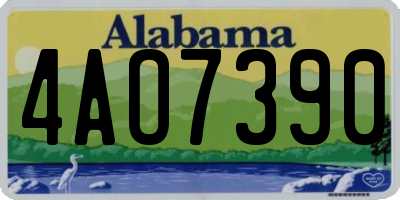 AL license plate 4AO7390