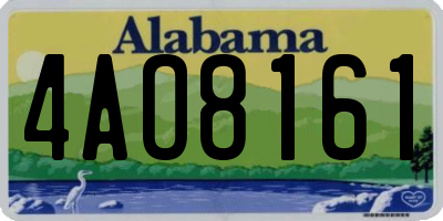 AL license plate 4AO8161