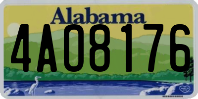 AL license plate 4AO8176