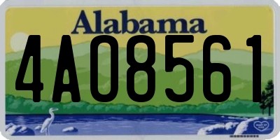 AL license plate 4AO8561