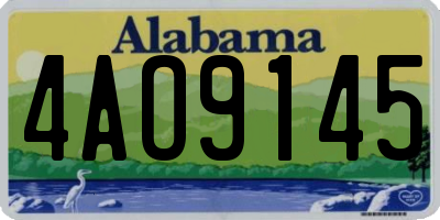 AL license plate 4AO9145